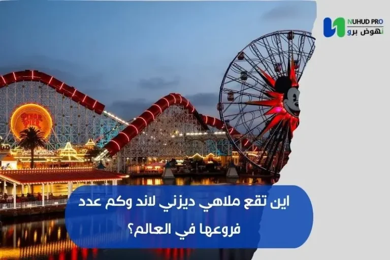 اين تقع ملاهي ديزني لاند​